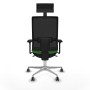 Office Chair with Headrest Piqueras y Crespo 3D086G1 Green