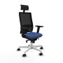 Office Chair with Headrest Piqueras y Crespo 2D026N1 Navy Blue