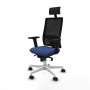 Chaise de Bureau avec Appui-tête Piqueras y Crespo 2D026N1 Blue marine