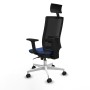 Chaise de Bureau avec Appui-tête Piqueras y Crespo 2D026N1 Blue marine