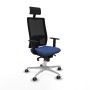 Chaise de Bureau avec Appui-tête Piqueras y Crespo 1D086G1 Blue marine