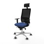 Chaise de Bureau avec Appui-tête Piqueras y Crespo 1D086G1 Blue marine