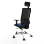 Chaise de Bureau avec Appui-tête Piqueras y Crespo 1D086G1 Blue marine