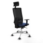 Chaise de Bureau avec Appui-tête Piqueras y Crespo 1D086G1 Blue marine
