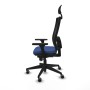 Chaise de Bureau avec Appui-tête Piqueras y Crespo 3D066G1 Blue marine