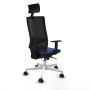 Chaise de Bureau avec Appui-tête Piqueras y Crespo 1D026N1 Blue marine