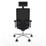 Chaise de Bureau avec Appui-tête Piqueras y Crespo 3D026N1 Blue marine