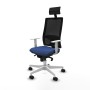 Office Chair with Headrest Piqueras y Crespo 4B026N1 Navy Blue