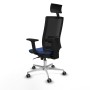 Office Chair with Headrest Piqueras y Crespo 2D086G1 Navy Blue