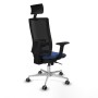 Office Chair with Headrest Piqueras y Crespo 2D086G1 Navy Blue