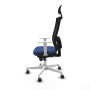 Chaise de Bureau avec Appui-tête Piqueras y Crespo 4B026G1 Blue marine