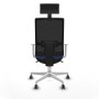 Chaise de Bureau avec Appui-tête Piqueras y Crespo 4B026G1 Blue marine