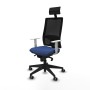 Office Chair with Headrest Piqueras y Crespo 4B066G1 Navy Blue
