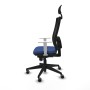 Office Chair with Headrest Piqueras y Crespo 4B066G1 Navy Blue