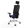 Office Chair with Headrest Piqueras y Crespo 3D026G1 Navy Blue