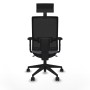 Office Chair with Headrest Piqueras y Crespo 2D066N1 Grey