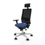 Chaise de Bureau avec Appui-tête Piqueras y Crespo 3D086N1 Blue marine