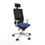 Office Chair with Headrest Piqueras y Crespo 4B086N1 Navy Blue