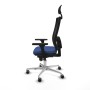 Chaise de Bureau avec Appui-tête Piqueras y Crespo 3D086G1 Blue marine