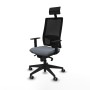 Chaise de Bureau avec Appui-tête Piqueras y Crespo 1D066G1 Gris