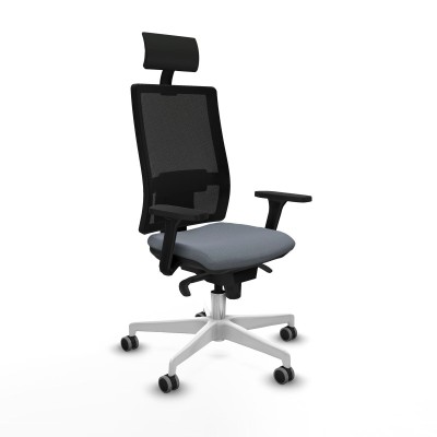 Chaise de Bureau avec Appui-tête Piqueras y Crespo 3D026G1 Gris
