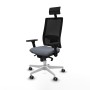 Chaise de Bureau avec Appui-tête Piqueras y Crespo 3D026G1 Gris