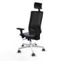 Chaise de Bureau avec Appui-tête Piqueras y Crespo 3D026G1 Gris
