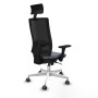 Chaise de Bureau avec Appui-tête Piqueras y Crespo 3D026G1 Gris