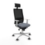 Chaise de Bureau avec Appui-tête Piqueras y Crespo 4B086G1 Gris