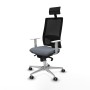 Chaise de Bureau avec Appui-tête Piqueras y Crespo 4B086G1 Gris
