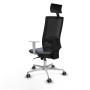 Chaise de Bureau avec Appui-tête Piqueras y Crespo 4B086G1 Gris