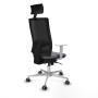 Chaise de Bureau avec Appui-tête Piqueras y Crespo 4B086G1 Gris