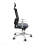 Chaise de Bureau avec Appui-tête Piqueras y Crespo 4B086G1 Gris