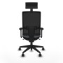 Chaise de Bureau avec Appui-tête Piqueras y Crespo 3D066N1 Gris