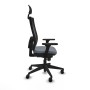 Chaise de Bureau avec Appui-tête Piqueras y Crespo 3D066N1 Gris