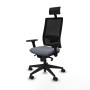 Chaise de Bureau avec Appui-tête Piqueras y Crespo 3D066N1 Gris