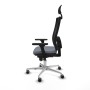 Chaise de Bureau avec Appui-tête Piqueras y Crespo 3D086G1 Gris