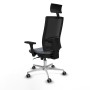 Chaise de Bureau avec Appui-tête Piqueras y Crespo 3D086G1 Gris