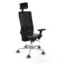 Chaise de Bureau avec Appui-tête Piqueras y Crespo 3D086G1 Gris