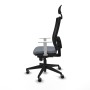 Chaise de Bureau avec Appui-tête Piqueras y Crespo 4B066G1 Gris