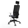 Chaise de Bureau avec Appui-tête Piqueras y Crespo 4B066G1 Gris