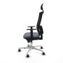 Chaise de Bureau avec Appui-tête Piqueras y Crespo 1D086G1 Gris