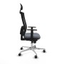 Chaise de Bureau avec Appui-tête Piqueras y Crespo 1D086G1 Gris