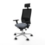Chaise de Bureau avec Appui-tête Piqueras y Crespo 3D086N1 Gris