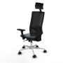 Chaise de Bureau avec Appui-tête Piqueras y Crespo 3D086N1 Gris