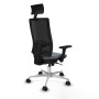 Chaise de Bureau avec Appui-tête Piqueras y Crespo 3D086N1 Gris
