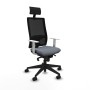 Chaise de Bureau avec Appui-tête Piqueras y Crespo 4B066N1 Gris