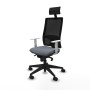 Chaise de Bureau avec Appui-tête Piqueras y Crespo 4B066N1 Gris