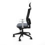 Chaise de Bureau avec Appui-tête Piqueras y Crespo 4B066N1 Gris