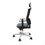 Chaise de Bureau avec Appui-tête Piqueras y Crespo 1D086N1 Gris